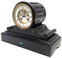 Fantastic Antique French Slate Drum Head Mantel Clock Wow! Striking 8-day Mantle Clock with Jewelled Pallets C1870 (6 of 10) Fantastic Antique French Slate Drum Head Mantel Clock Wow! Striking 8-day Mantle Clock with Jewelled Pallets C1870 (6 of 10)