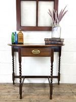 Antique Oak Demi-lune Console Table (13 of 14) Antique Oak Demi-lune Console Table (13 of 14)