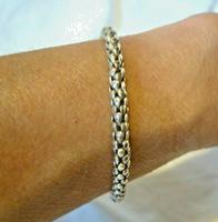 Vintage Silver 925 Popcorn Bracelet 1970s Big Shepherds Hook Clasp 7 3/4" Length (11 of 11) Vintage Silver 925 Popcorn Bracelet 1970s Big Shepherds Hook Clasp 7 3/4" Length (11 of 11)