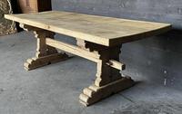 Rustic French Bleached Oak Farmhouse Dining Table (8 of 15) Rustic French Bleached Oak Farmhouse Dining Table (8 of 15)