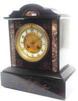 Antique French 8-day Slate Marble Mantle Clock – Victorian Striking Mantel Clock (4 of 12) Antique French 8-day Slate Marble Mantle Clock – Victorian Striking Mantel Clock (4 of 12)