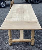 Large Bleached Oak Farmhouse Dining Table with Extensions & Storage (5 of 35) Large Bleached Oak Farmhouse Dining Table with Extensions & Storage (5 of 35)