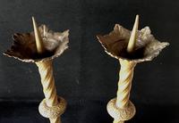 Pair of Tall Victorian Gilt Cast Metal Pricket Candlesticks (3 of 6) Pair of Tall Victorian Gilt Cast Metal Pricket Candlesticks (3 of 6)