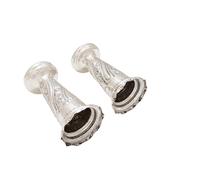 Pair of Antique Victorian Sterling Silver 5 1/2" Vases 1897 (3 of 9) Pair of Antique Victorian Sterling Silver 5 1/2" Vases 1897 (3 of 9)