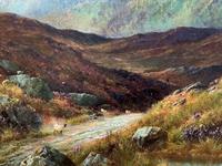 (1of2) Huge Exceptional 19thc Snowdonia Welsh Mountain Landscape Oil Painting (5 of 15) (1of2) Huge Exceptional 19thc Snowdonia Welsh Mountain Landscape Oil Painting (5 of 15)