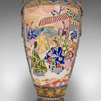 Pair Of Tall Antique Satsuma Vases, Japanese, Ceramic, Decorative, Moriage, 1900 (3 of 12) Pair Of Tall Antique Satsuma Vases, Japanese, Ceramic, Decorative, Moriage, 1900 (3 of 12)