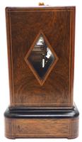 Fine French Officers 8-day Mantel Clock – Rosewood Case With Satinwood Inlay (12 of 13) Fine French Officers 8-day Mantel Clock – Rosewood Case With Satinwood Inlay (12 of 13)