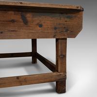Large Antique Textiles Table, English, Pine, Shop, Retail, Display, Victorian (12 of 12) Large Antique Textiles Table, English, Pine, Shop, Retail, Display, Victorian (12 of 12)