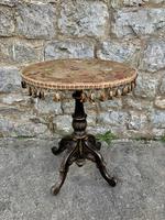 Painted Victorian Gypsy Table With Needlework Top (2 of 6) Painted Victorian Gypsy Table With Needlework Top (2 of 6)