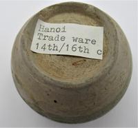 Small Vietnamese Hanoi trade ware jar or vase, stoneware, celadon type glaze, c1400 (3 of 5) Small Vietnamese Hanoi trade ware jar or vase, stoneware, celadon type glaze, c1400 (3 of 5)