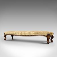 Long Antique Foot Stool, English, Coaching, Fireside, Early Victorian c.1840 (9 of 10) Long Antique Foot Stool, English, Coaching, Fireside, Early Victorian c.1840 (9 of 10)