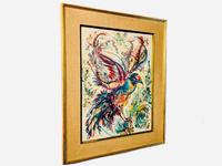 A Stunning Original Gabrielle Bouffay Watercolour Painting L'Oiseau Bleu 1968 (7 of 7) A Stunning Original Gabrielle Bouffay Watercolour Painting L'Oiseau Bleu 1968 (7 of 7)