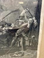 Early Engraving of The Battle at La Hogue (5 of 8) Early Engraving of The Battle at La Hogue (5 of 8)