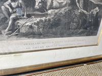 Large 18th Century Engraving of a Rural Scene (4 of 5) Large 18th Century Engraving of a Rural Scene (4 of 5)