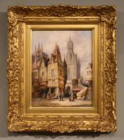 Oil Painting by Pair Henry Schafer - Fecamp Normandy, Nuremburg, Germany (6 of 10) Oil Painting by Pair Henry Schafer - Fecamp Normandy, Nuremburg, Germany (6 of 10)