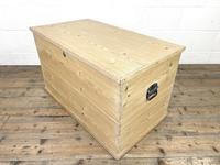 Antique Pine Trunk or Storage Chest (9 of 10) Antique Pine Trunk or Storage Chest (9 of 10)