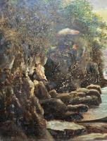 Small Original 19th Century Victorian Woodland River Landscape Oil Painting (6 of 12) Small Original 19th Century Victorian Woodland River Landscape Oil Painting (6 of 12)