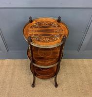 Victorian Inlaid Rosewood Etagere (4 of 9) Victorian Inlaid Rosewood Etagere (4 of 9)