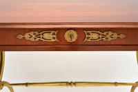 Antique Neoclassical Walnut & Brass Writing / Side Table (14 of 16) Antique Neoclassical Walnut & Brass Writing / Side Table (14 of 16)