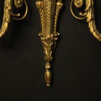 French Pair of Gilded Bronze Twin Arm Antique Wall Sconces (5 of 10) French Pair of Gilded Bronze Twin Arm Antique Wall Sconces (5 of 10)