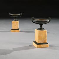 Fine Collection of Early 19th Century Grand Tour Bronze & Marble Empire Tazzas (2 of 9) Fine Collection of Early 19th Century Grand Tour Bronze & Marble Empire Tazzas (2 of 9)