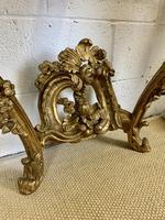 Giltwood Console Table with Red Marble Top (4 of 5) Giltwood Console Table with Red Marble Top (4 of 5)