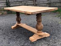 French Bleached Oak Farmhouse Dining Table (7 of 12) French Bleached Oak Farmhouse Dining Table (7 of 12)