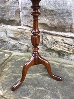 Antique Burr Walnut Tripod Wine Table (2 of 4) Antique Burr Walnut Tripod Wine Table (2 of 4)