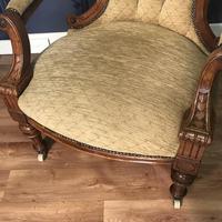 Quality Victorian Walnut Armchair (7 of 14) Quality Victorian Walnut Armchair (7 of 14)