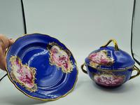 Dresden 19th Century Porcelain Ecuelle, Antique German Porcelain Covered Bowl Plate (2 of 7) Dresden 19th Century Porcelain Ecuelle, Antique German Porcelain Covered Bowl Plate (2 of 7)
