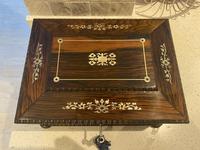 William IV Rosewood Sarcophagus Box with Inlay (13 of 13) William IV Rosewood Sarcophagus Box with Inlay (13 of 13)