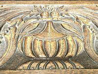 Antique Oak Carved Desk (8 of 13) Antique Oak Carved Desk (8 of 13)