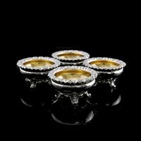 Magnificent Set of 4 Georgian Solid Silver Salts - Barnard 1837 (7 of 22) Magnificent Set of 4 Georgian Solid Silver Salts - Barnard 1837 (7 of 22)