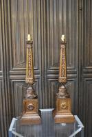 Pair of Carved Giltwood Lamps (4 of 7) Pair of Carved Giltwood Lamps (4 of 7)