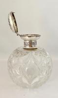 Large Silver Mounted Perfume Scent Bottle - London 1900 (5 of 9) Large Silver Mounted Perfume Scent Bottle - London 1900 (5 of 9)