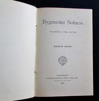1892 1st Edition - Bygmester Solness by Henrik Ibsen (2 of 5) 1892 1st Edition - Bygmester Solness by Henrik Ibsen (2 of 5)