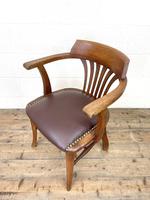 Early 20th Century Antique Oak Desk Chair (7 of 9) Early 20th Century Antique Oak Desk Chair (7 of 9)