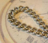 Antique Pocket Watch Chain 1890s Victorian Large Silver Nickel Graduated Link Albert (5 of 10) Antique Pocket Watch Chain 1890s Victorian Large Silver Nickel Graduated Link Albert (5 of 10)