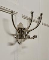 Art Deco Style French Chrome Coat Rack, Hat & Coat Hooks (2 of 5) Art Deco Style French Chrome Coat Rack, Hat & Coat Hooks (2 of 5)