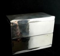 Art Deco Sterling Silver Cigarette Box (3 of 13) Art Deco Sterling Silver Cigarette Box (3 of 13)
