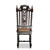 Set of 4 Victorian, Carolean Style Oak Dining Chairs (6 of 6) Set of 4 Victorian, Carolean Style Oak Dining Chairs (6 of 6)