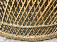 Vintage Boho Mid 20th Century Rounded Peacock Rattan Chair with Cushion (5 of 15) Vintage Boho Mid 20th Century Rounded Peacock Rattan Chair with Cushion (5 of 15)