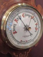 Antique Sheraton Inlaid Banjo Barometer (3 of 7) Antique Sheraton Inlaid Banjo Barometer (3 of 7)