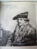 Rembrandt Van Rijn Etching "Young Man in Velvet Cap " 1637 (2 of 6) Rembrandt Van Rijn Etching "Young Man in Velvet Cap " 1637 (2 of 6)