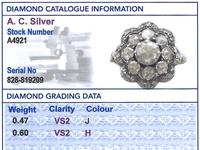 1.07ct Diamond, 14ct Yellow Gold Cluster Ring - Antique Dutch c.1890 (6 of 9) 1.07ct Diamond, 14ct Yellow Gold Cluster Ring - Antique Dutch c.1890 (6 of 9)