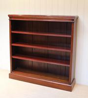 Mahogany Finish Rowan Wood Open Bookcase (2 of 10) Mahogany Finish Rowan Wood Open Bookcase (2 of 10)