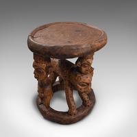 Antique Ceremonial Yoruba Stool, West African Hardwood Side / Lamp Table c.1900 (12 of 12) Antique Ceremonial Yoruba Stool, West African Hardwood Side / Lamp Table c.1900 (12 of 12)