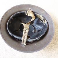 WW2 Dated Brodie Helmet with Gas Indicator (3 of 4) WW2 Dated Brodie Helmet with Gas Indicator (3 of 4)