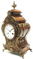 Magnificent French 8-day Mantle Clock Walnut Boulle Striking Mantle Clock (9 of 11) Magnificent French 8-day Mantle Clock Walnut Boulle Striking Mantle Clock (9 of 11)