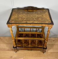 Victorian Inlaid Walnut Canterbury What Not (7 of 11) Victorian Inlaid Walnut Canterbury What Not (7 of 11)